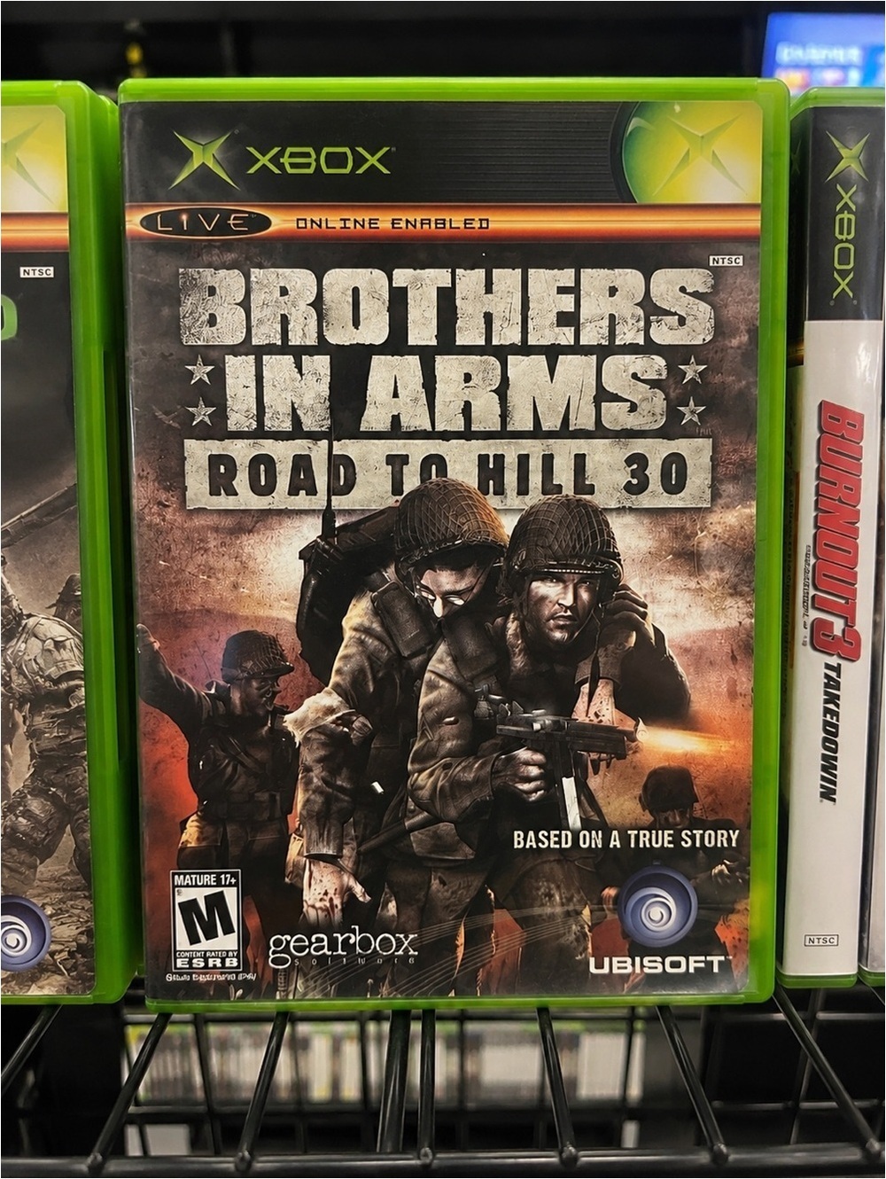 Brothers in Arms Road to Hill 30 Xbox Complete CIB With Map